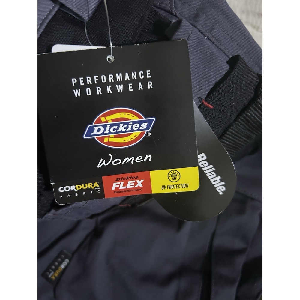 Dickies Performance Workwear Pants Womens 10R Gray Utility Straight Leg NEW - Picture 6 of 7